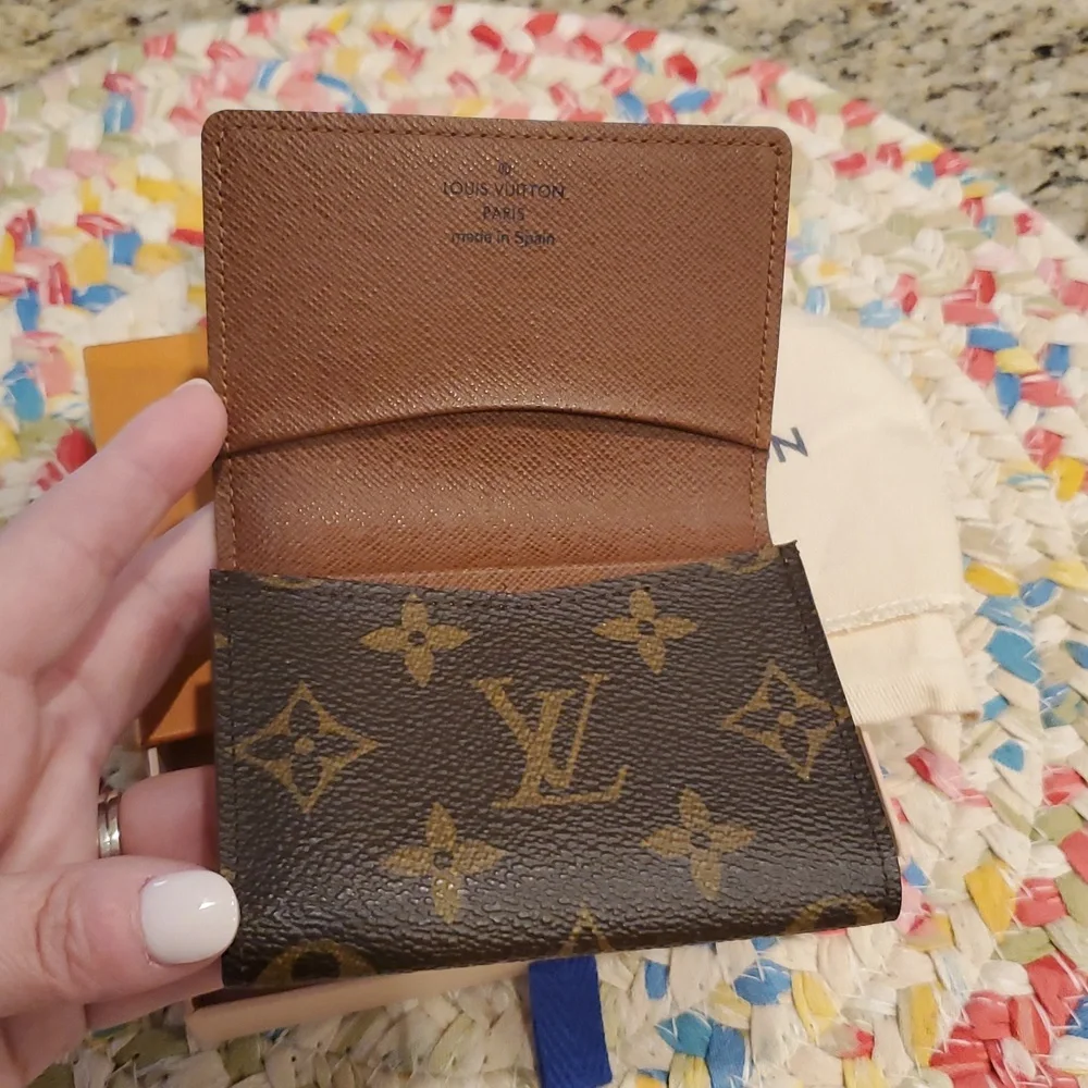 Authentic Louis Vuitton Monogram Cardholder Wallet, Box, Dustbag ... Like New - Picture 6 of 9